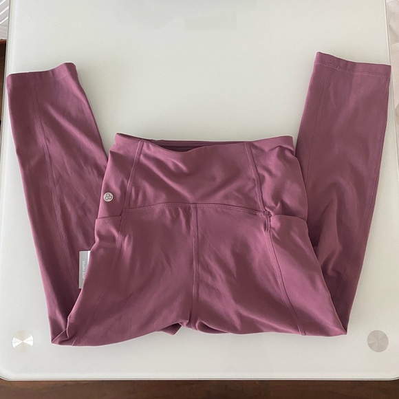 Zella Mauve Studio Luxe Leggings - Picture 4 of 5